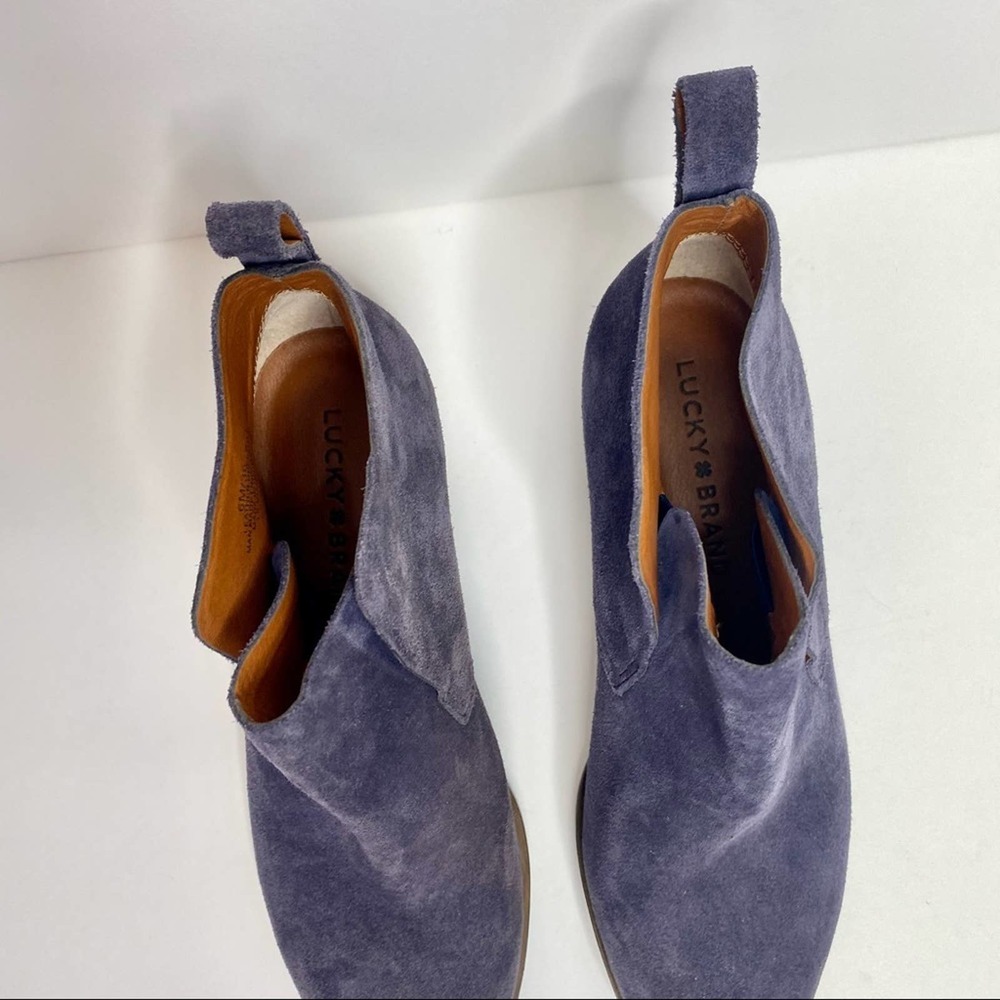 Lucky Brand Navy Booties Dianna Style Size 6 - Picture 6 of 7